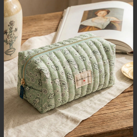 Trousse "Bichette d'amour" Verte