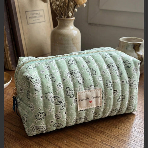 Trousse "Bichette d'amour" Verte