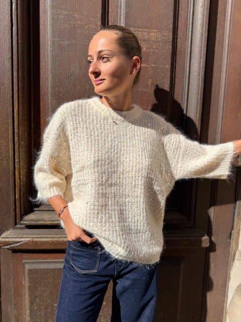 Pull Moha Écru