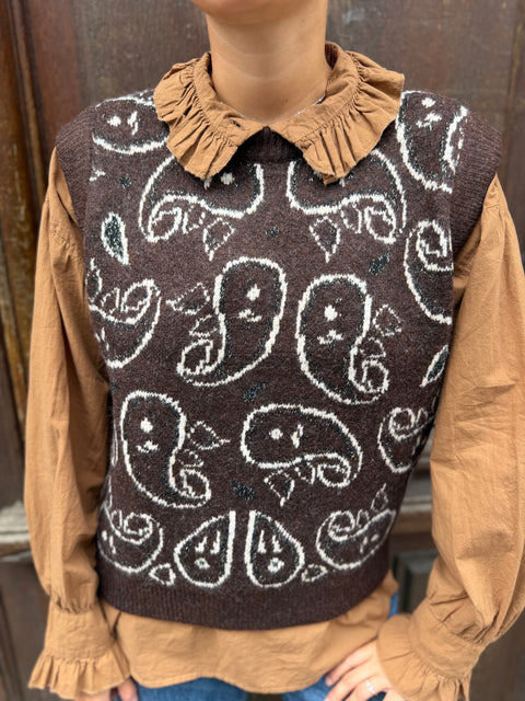 Pull Tina Marron