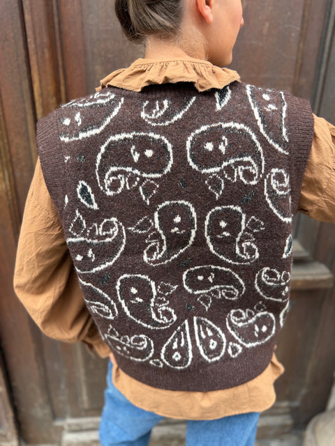 Pull Tina Marron