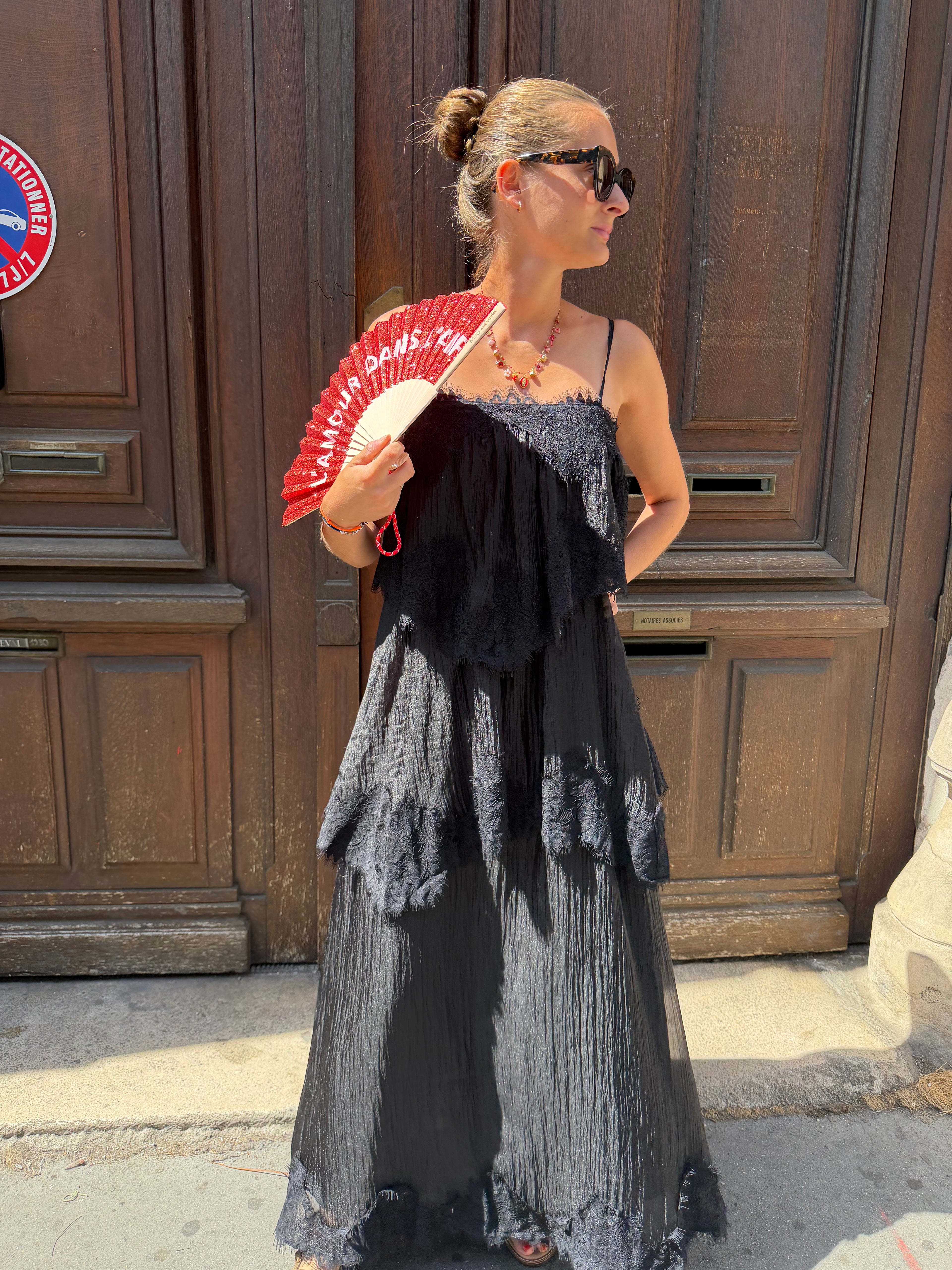 Robe Longue Maya Noire