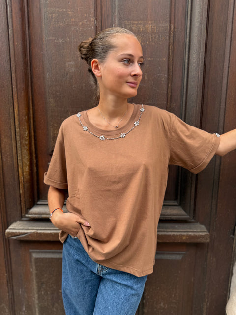 T-Shirt Lalie Marron