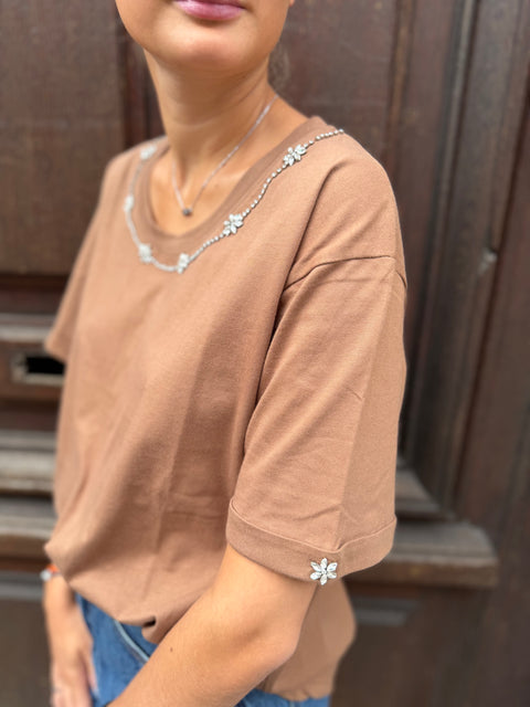 T-Shirt Lalie Marron