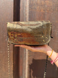 Sac Bobi S Cuir Métalisé Doré & Cuivré