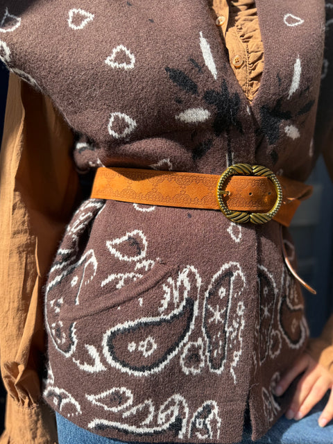 Gilet Béa Marron